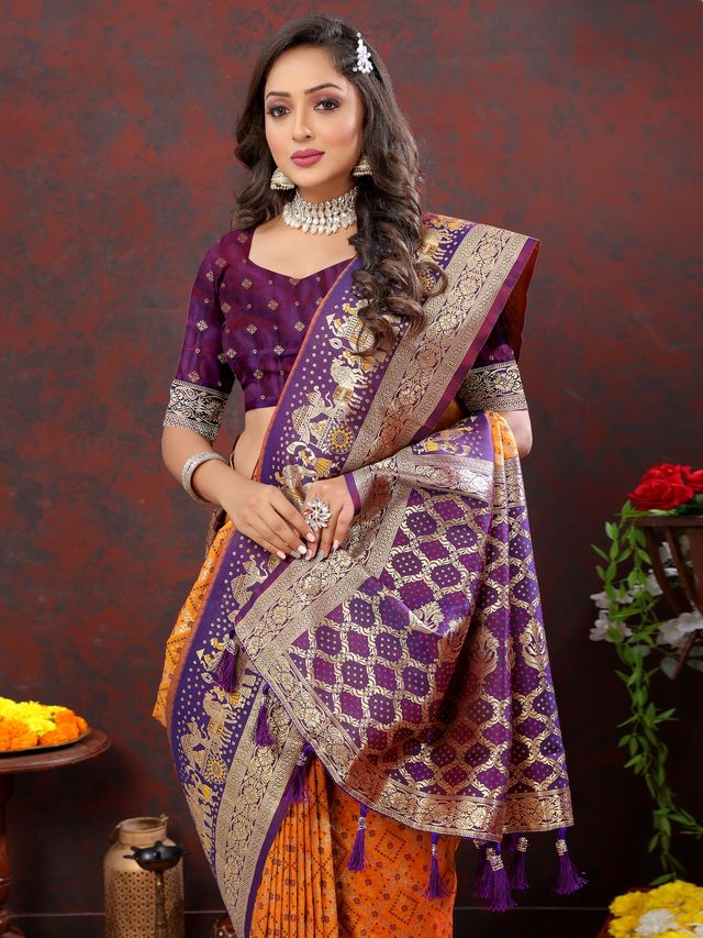 Kanjeevaram Patola Silk Saree