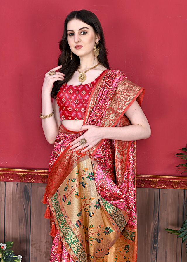 Women'  Kanjeevaram Silk Saree